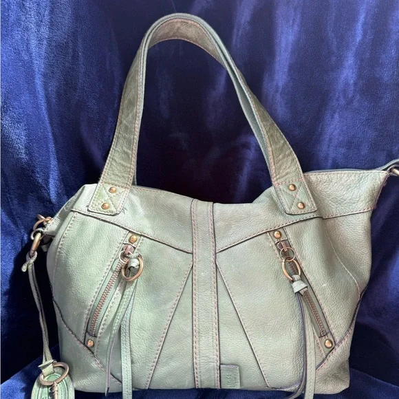Fossil Green Shoulder Bag with Elegant Design - Picture 1 of 12